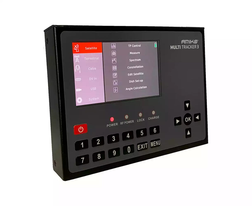 AMIKO Satellite Finder Amiko MultiTracker 3 Satellite Finder Meter DVB-S/S2, T/T2, C/C2 | MT3 IRWINS MEGASTORE