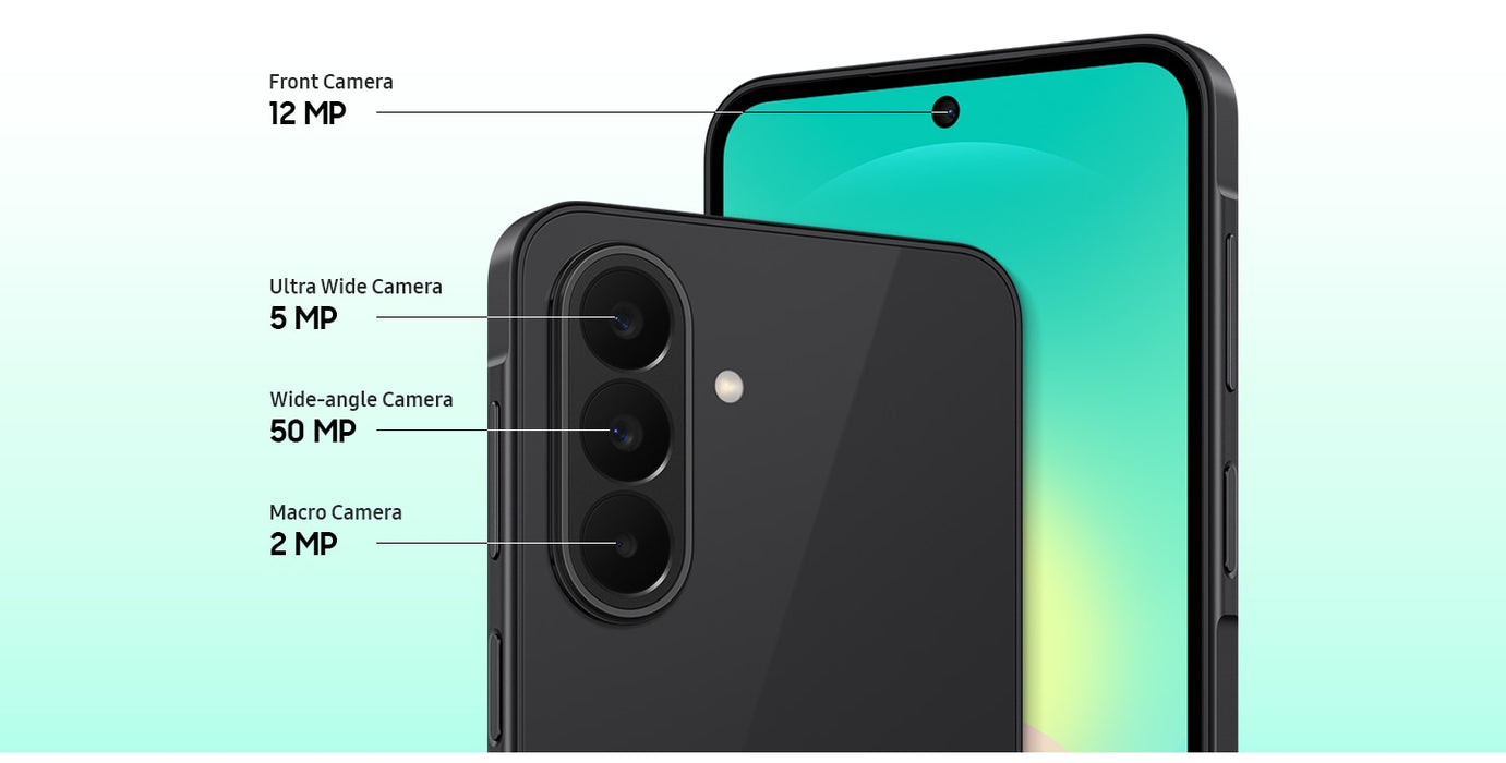 Samsung Galaxy A27 5G Dual SIM Smartphone 6GB/128GB 6.7" Super AMOLED 120Hz with Snapdragon 6 Gen 3 - Black | SM-A276BZKBEUE