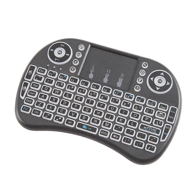 I8 Mini Wireless Keyboard 2.4G Wireless Keyboard and Mouse,for Laptop TV BOX Touchpad USB Remote - Black | GXK0811