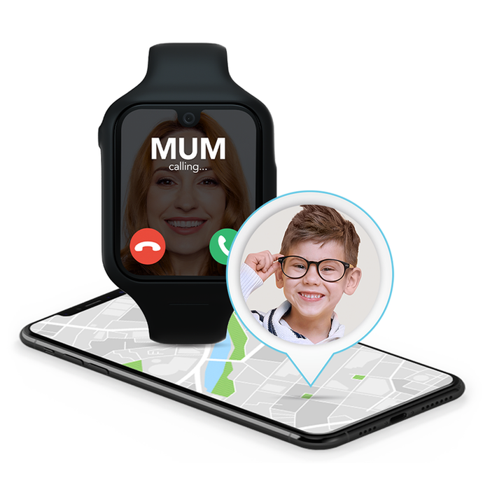 Moochies Odyssey Kids Smartwatch 4G - Black | MW13BLK