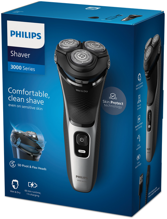 Philips Series 3000 Wet & Dry Electric Shaver | S3143/00