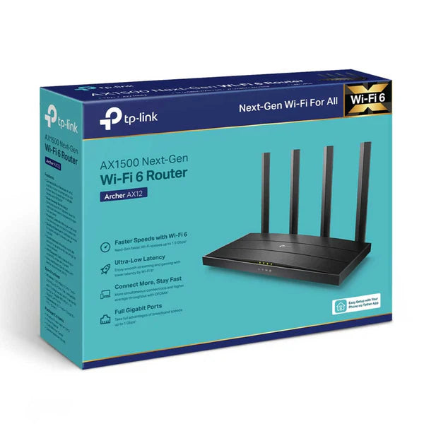 TP-Link AX1500 Next-Gen WiFi 6 Router | ARCHERAX12