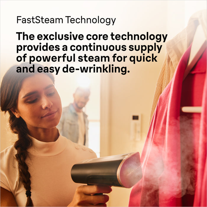 Braun QuickStyle 7 Garment Steamer - Black & Copper | GS7077BK