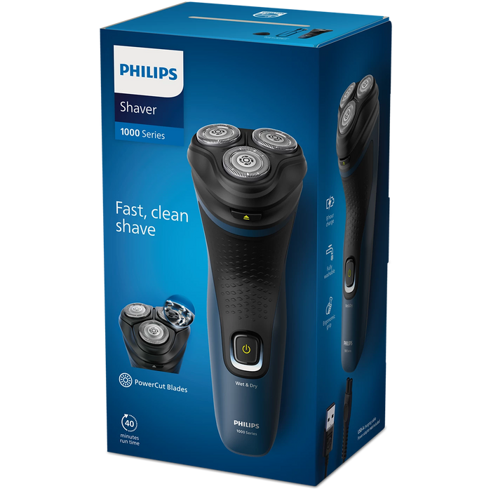 Philips Shaver 1000 Wet & Dry Electric Shaver | S1151