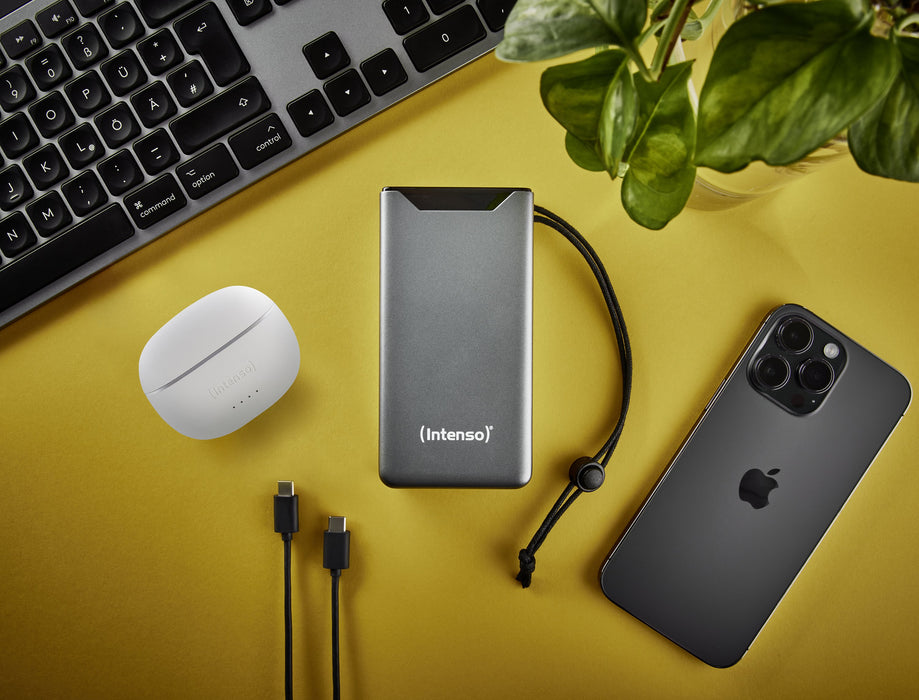 Intenso F20000 Power Bank 20000mAh 20W USB-C Power Delivery with Display - Grey | 7332054