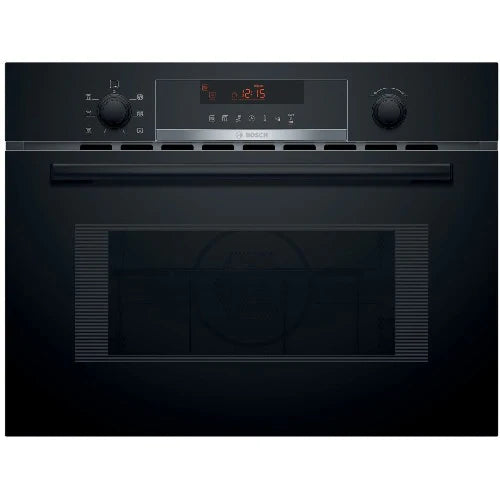 BOSCH Series 4 Built-in Microwave Oven with Hot Air 60 x 45 cm - Black | CMA583MB0B