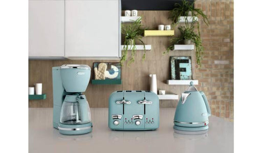 DELONGHI Argento Flora Blue Kettle - Blue | KBX3016AZ