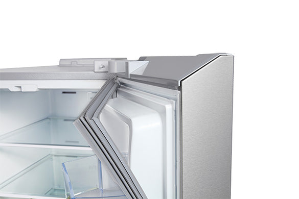 Powerpoint 556L American Style Fridge Freezer / Ice & Water Plumbed - Black Glass | P9917SKBLGIW