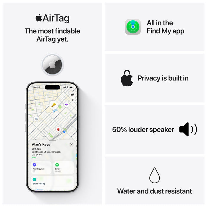 AirTag (1 Pack) - 2nd Gen | MFE94ZM/A