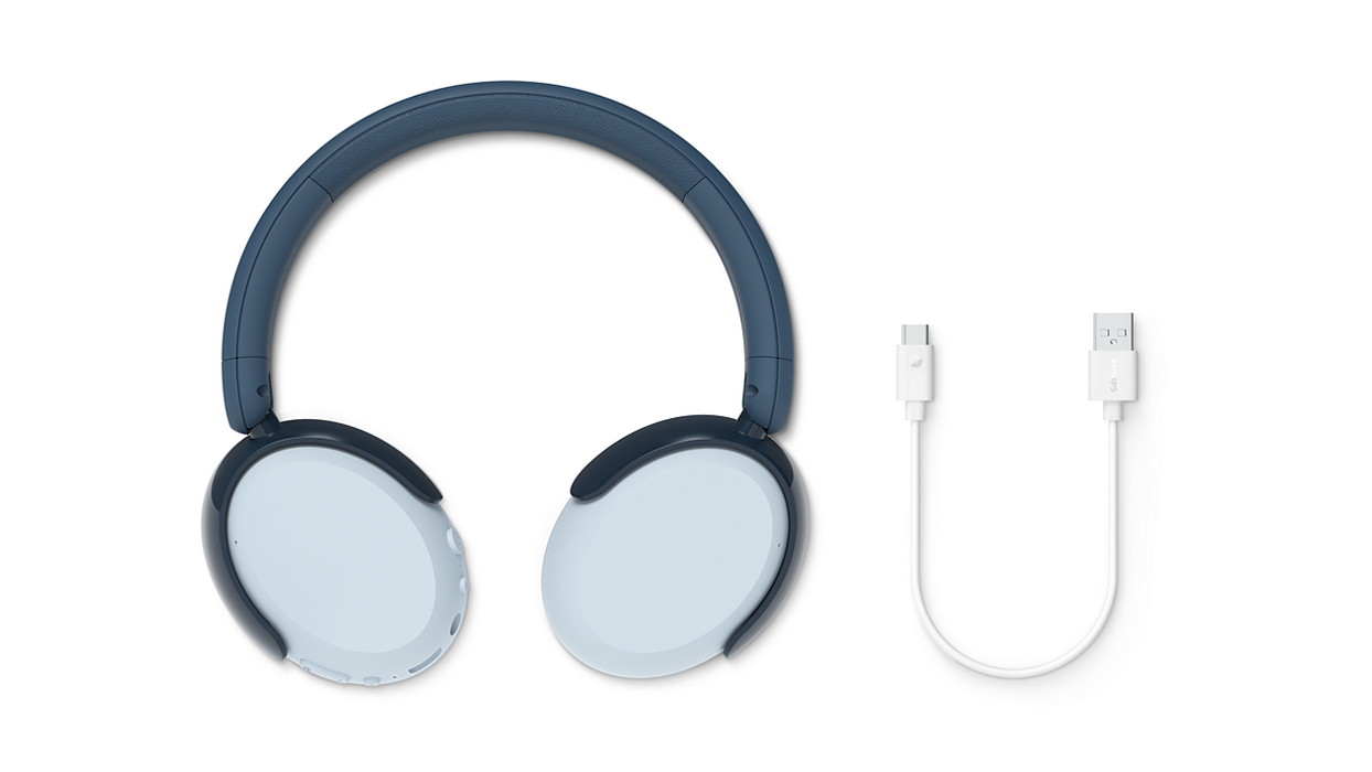 Philips 5000 Series Kids Wireless ANC Over-Ear Headphones - Real Teal | TAK5500RT/00