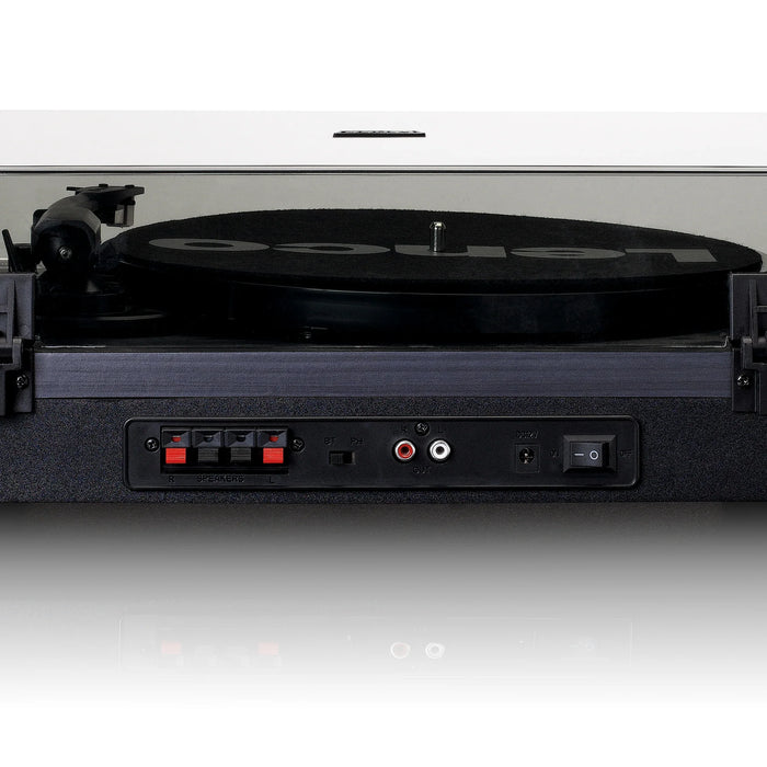 Lenco Turntable With Bluetooth And 2 Stereo Speakers - Black | LS-301BK