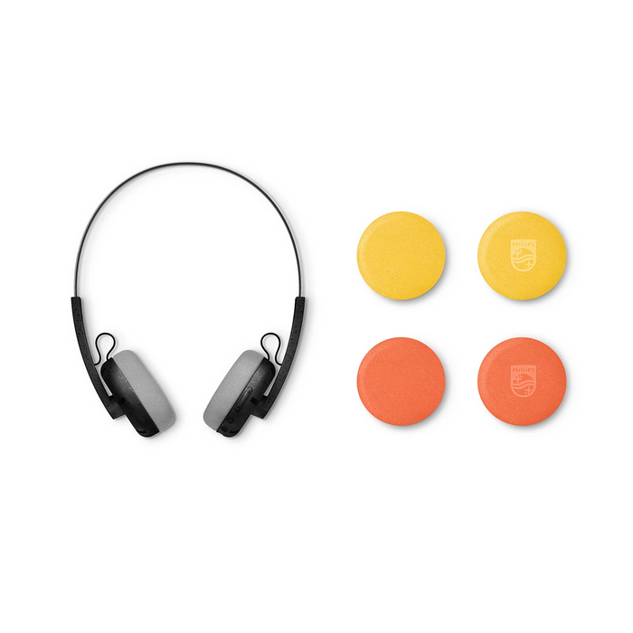 PHILIPS The Ringo 2000 Series Wireless On-Ear Headphones BLACK | TAH2000BK/00