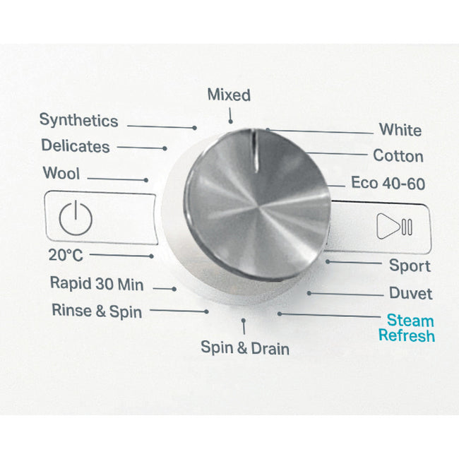 WHIRLPOOL FreshCare+ Washing Machine - White - 9kg 1400rpm | FFB9469WVUK