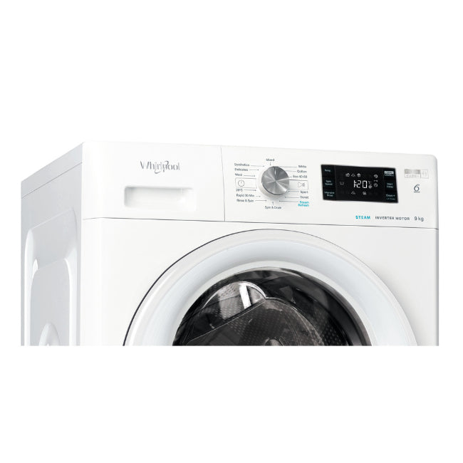 WHIRLPOOL FreshCare+ Washing Machine - White - 9kg 1400rpm | FFB9469WVUK