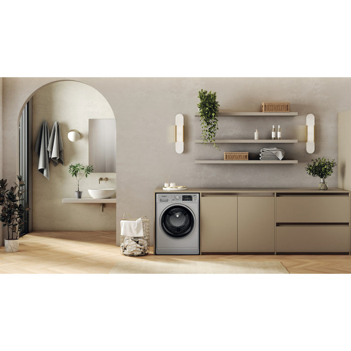 Whirlpool Washing Machine 9kg 1400 Spin - Silver | FFD9489SBSVUK