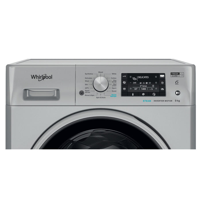 Whirlpool Washing Machine 9kg 1400 Spin - Silver | FFD9489SBSVUK