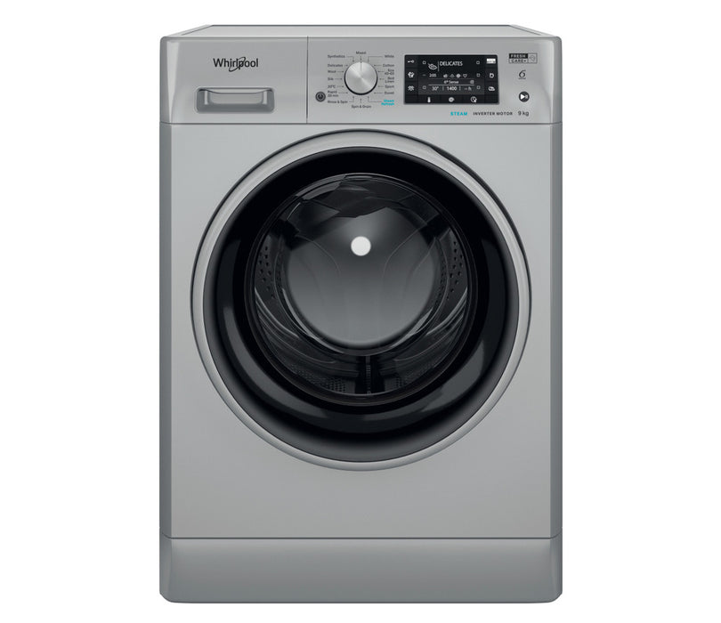 Whirlpool Washing Machine 9kg 1400 Spin - Silver | FFD9489SBSVUK