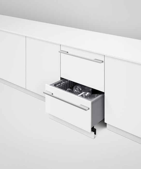 Fisher & Paykel Series 9 Integrated Double DishDrawer™ Dishwasher, Sanitise || DD60DHI9