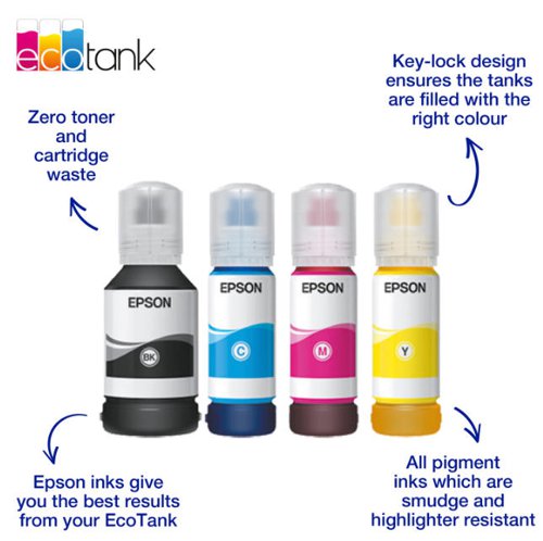 Epson 113 EcoTank 4 Colour Multipack | EPT06B640