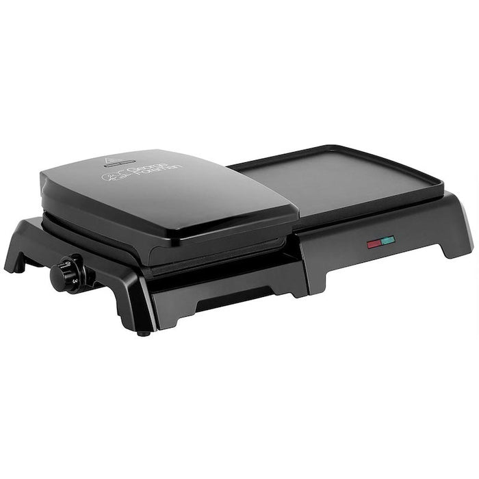 George Foreman Entertaining 10 Portion Grill and Griddle - Black | 23450