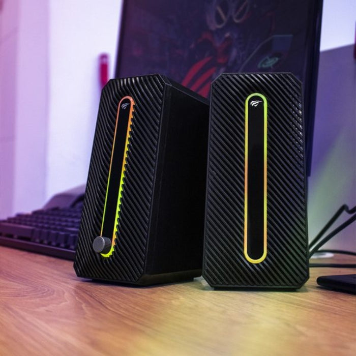 Havit SK216 USB Stereo Desktop Speakers with High Quality Sound – Black | SK216