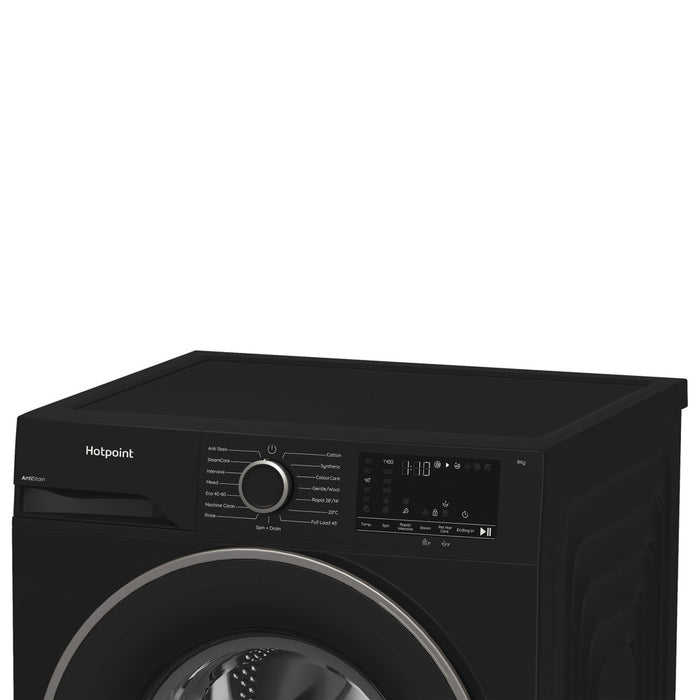 Hotpoint 9Kg Anti-Stain Washing Machine - Black | H91BANTISTAINIR