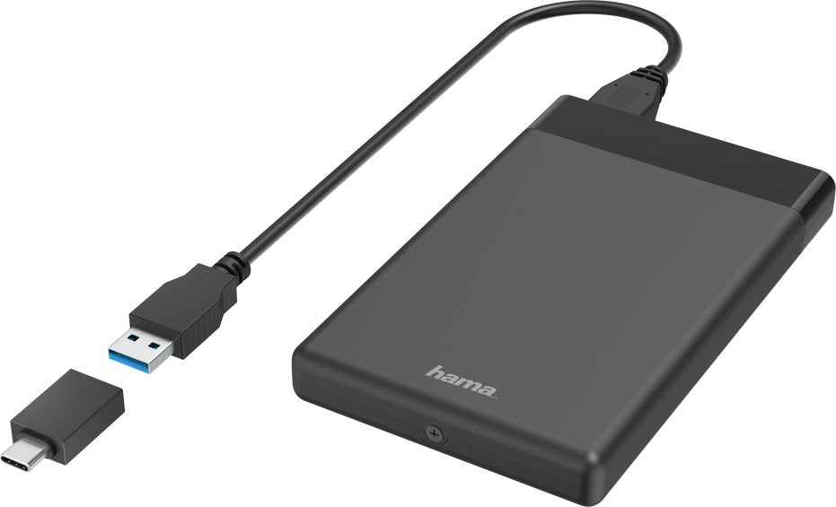 HAMA USB hard disk housing for 2.5" SSD and HDD hard disks | 456427