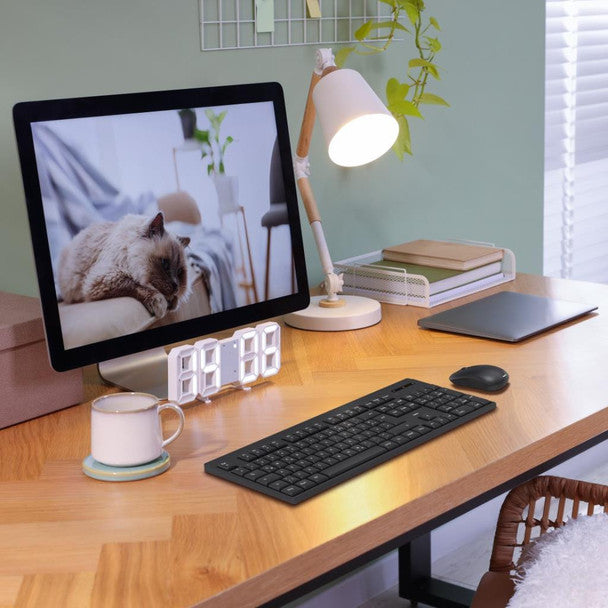 HAMA WKM-100 Wireless Keyboard and Mouse Desktop Kit | 528995