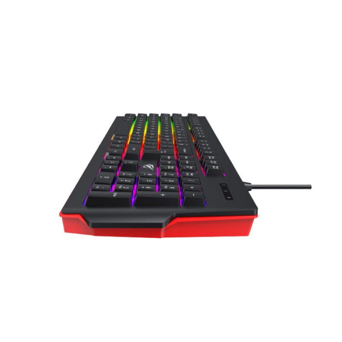 Havit KB866L RGB Backlit Membrane Gaming Keyboard 104-Key UK Layout - Black | KB866L