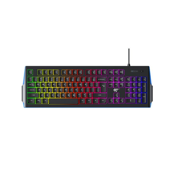 Havit KB866L RGB Backlit Membrane Gaming Keyboard 104-Key UK Layout - Black | KB866L