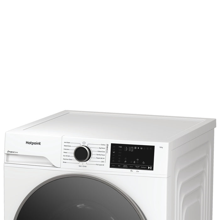 HOTPOINT Fabric Care Washer 12KG 1400RPM Inverter Washing Machine | HBCA123CAREUK