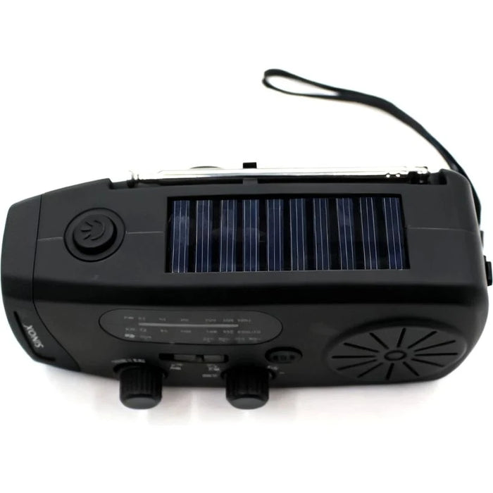 SInoX SX Radio Solo Dynamo Emergency FM/AM/SW Radio with Solar, Hand Crank, LED Torch and 2000mAh Power Bank | 056526