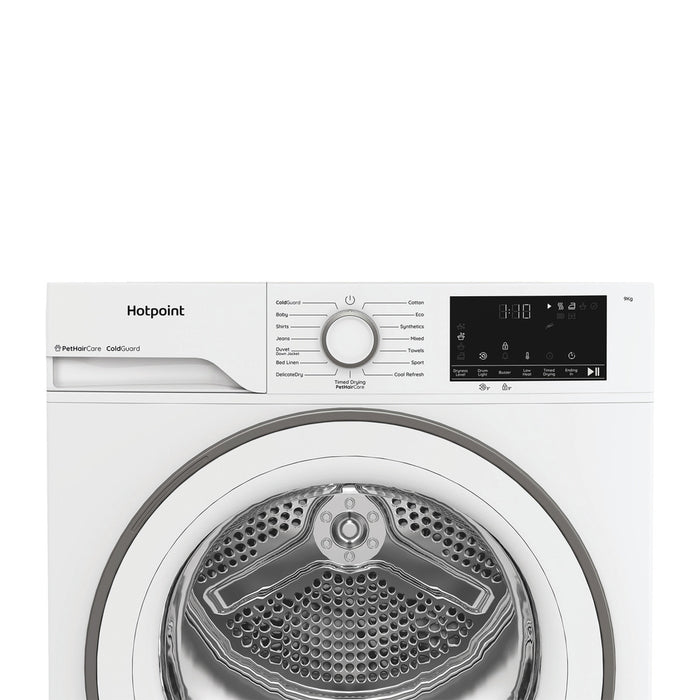 Hotpoint 9kg Freestanding Heat Pump Tumble Dryer - White | HHDD90WWIRE