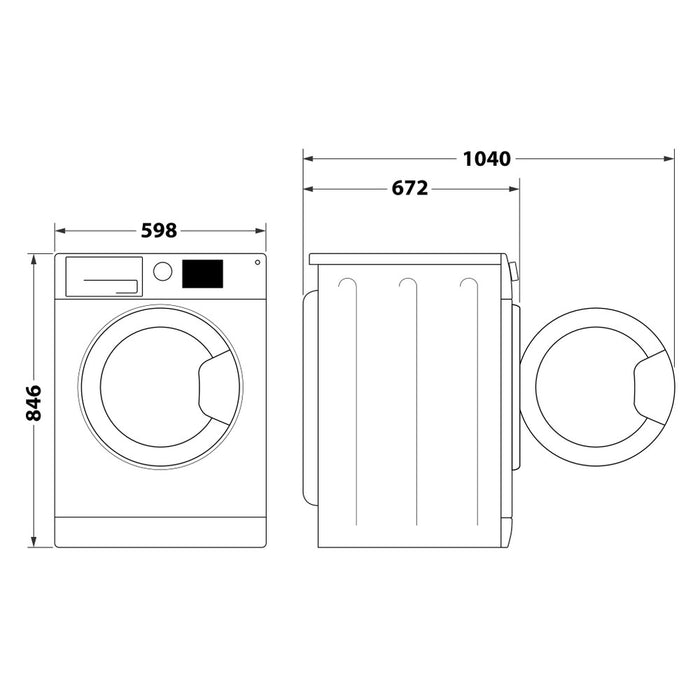 Hotpoint 9kg HeatPump Tumble Dryer With PetHairCare - White | HHDW90WWIRE