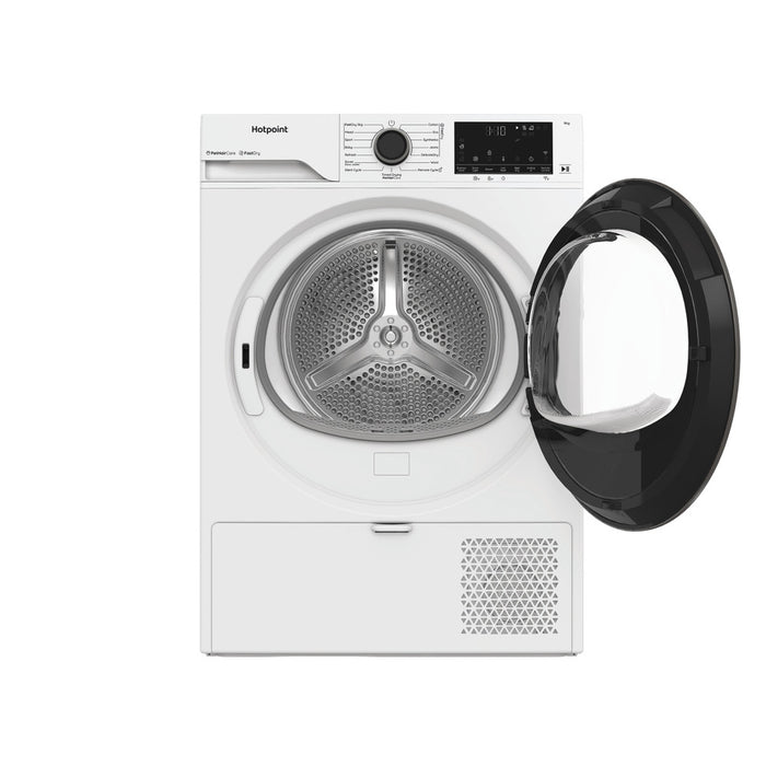 Hotpoint 9kg HeatPump Tumble Dryer With PetHairCare - White | HHDW90WWIRE