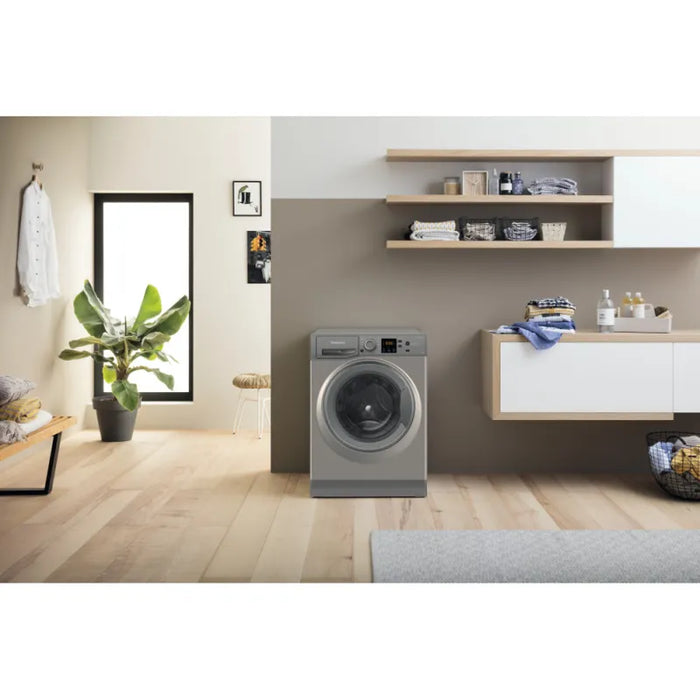 Hotpoint Anti-stain Washing Machine 9kg - Graphite | H91GANTISTAINIR