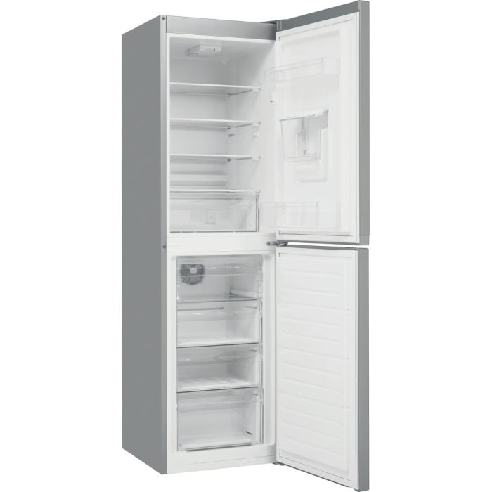 Hotpoint 54cm 50/50 Fridge Freezer - Silver | HBNF55182SAQUAU