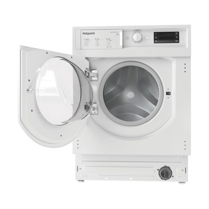 Hotpoint Integrated 7kg Washing Machine with 1400 rpm - White | BIWMHG71483UKN