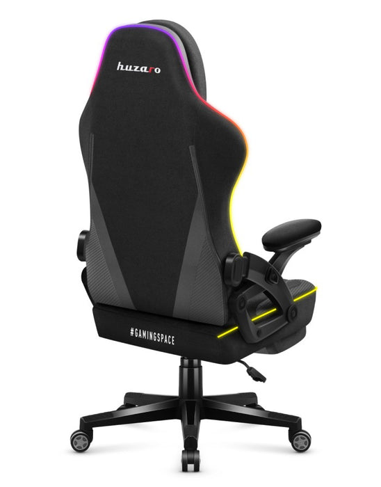*OPEN BOX* Huzaro Force 4.6 Black Mesh RGB Smart Gaming Chair | FORCE 4.6 BL