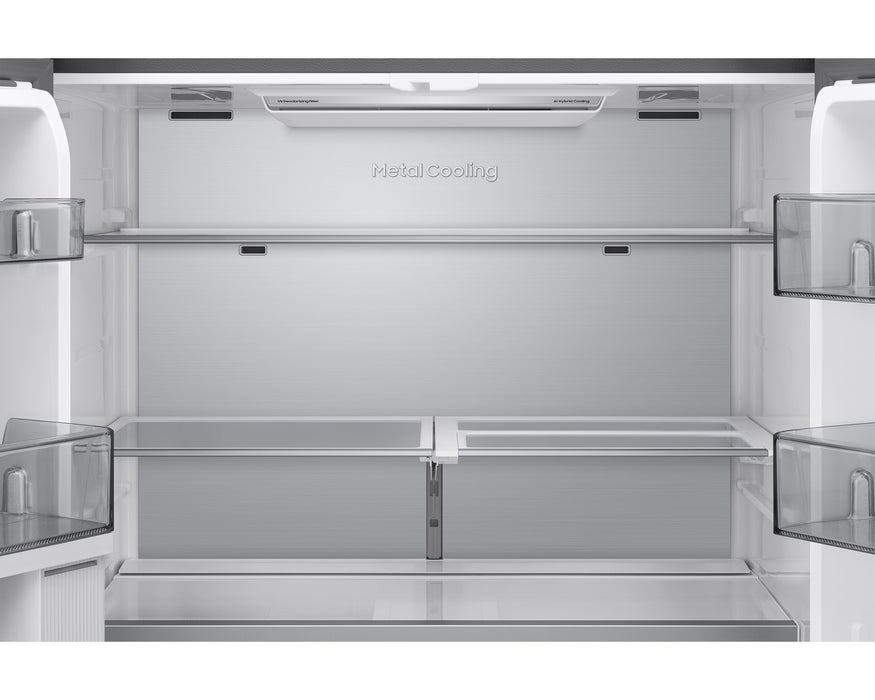 Samsung 654L Bespoke AI Series 9 Multi Door Plumbed Fridge Freezer | RM90F67CECEU