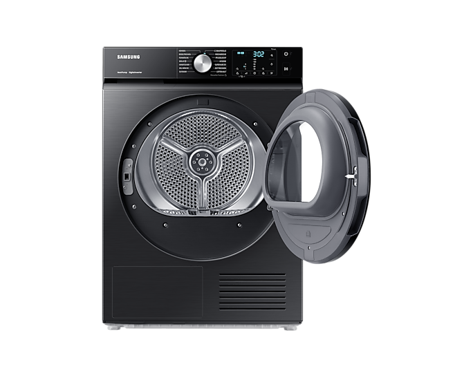 Samsung Series 5 WiFi-enabled 9kg Heat Pump Tumble Dryer - Black | DV90BBA245AB/EU