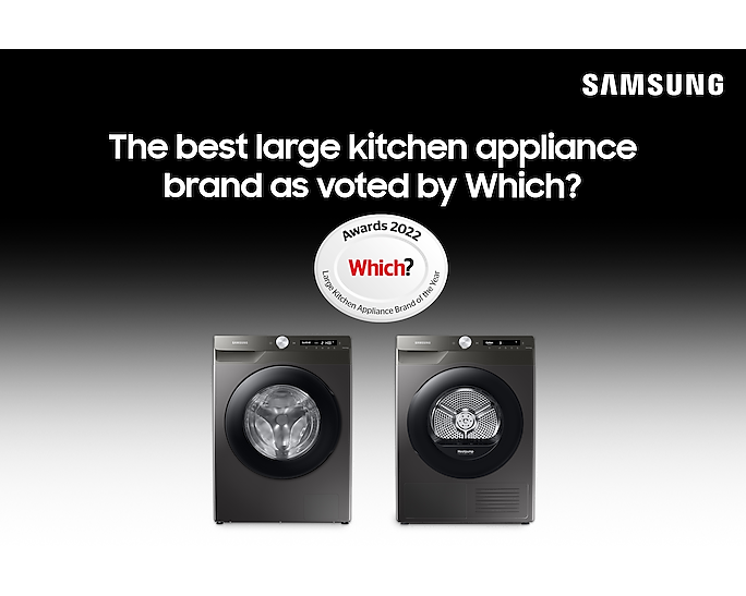 Samsung Series 5 WiFi-enabled 9kg Heat Pump Tumble Dryer - Black | DV90BBA245AB/EU