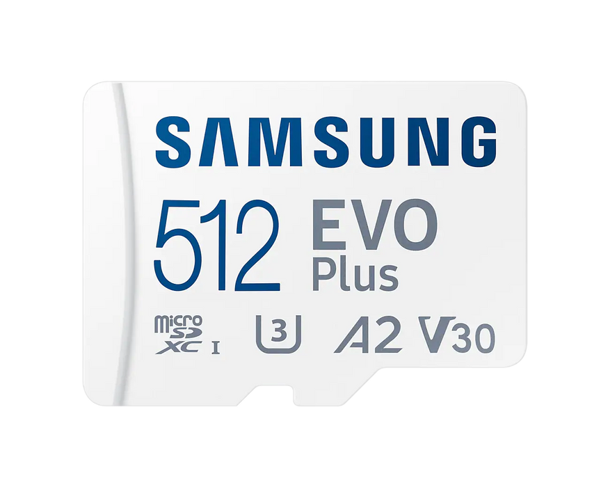 Samsung Evo Plus 512gb SD Card with SD adapter || MB-MC512KA/EU
