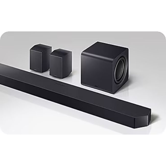 Samsung Q-Series 11.1.4 Soundbar With Wireless Subwoofer & Rear Speakers || HW-Q990F/XU