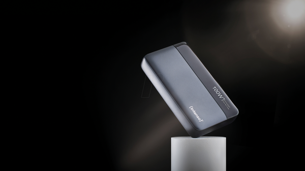 Intenso HE20000 20000mAh 100W Power Bank with LED Display, USB-C PD 3.0 - Anthracite | 7350050