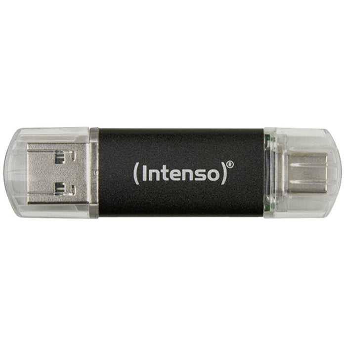 Intenso Twist Line 64GB Dual USB-C / USB-A 3.2 Flash Drive - Anthracite | 3539490