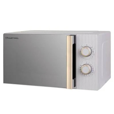 Russell Hobbs Bronte 20L Manual Microwave 800W with Fluted Design - Stone | RHMM833ST