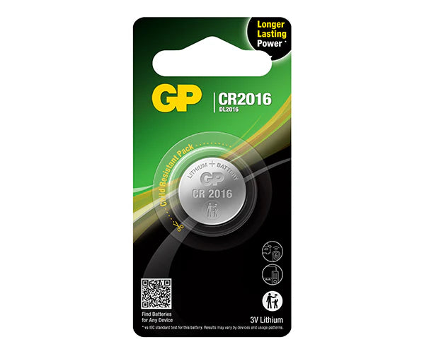 GP Lithium Coin Battery | CR2016