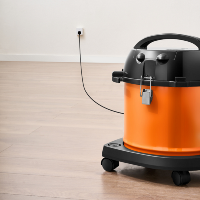 Morphy Richards Mega Vac 10L Bagged Steel Drum Cylinder Vacuum Cleaner 700W with Blower Function - Orange | 980604
