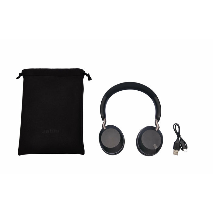 Jabra Elite 45h On Ear Wireless Headphones Titanium Black 100 9180 IRWINS MEGASTORE